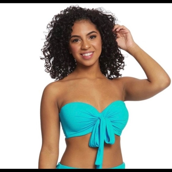 NWT COCO REEF Bra Sized 5-Way Underwire Bikini Top Sea Blue - Picture 12 of 14